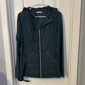 Maurices Dark Green Quilted Puffer Jacket